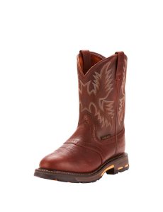 Ariat Workhog Pull-on Work Boot Dark Copper | BQEOPL-145