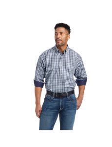 Ariat Wrinkle Free Igor Classic Fit Shirt Airy Blue | IPRWNJ-709