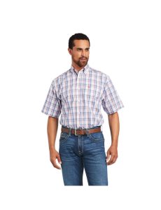 Ariat Wrinkle Free Nasir Classic Fit Shirt White | FYWDST-398