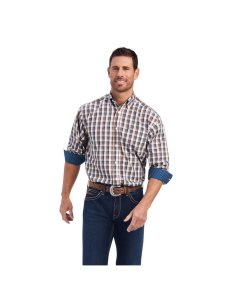 Ariat Wrinkle Free Scout Classic Fit Shirt Sequoia | YFGNLU-284