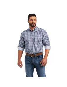 Ariat Wrinkle Free Sidney Classic Fit Shirt White | DGKZVL-451