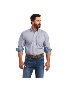 Ariat Wrinkle Free Sire Classic Fit Shirt White | PAWZVS-105