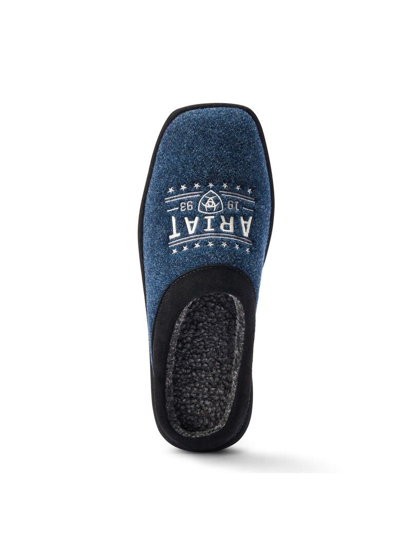 Ariat 93 Liberty Square Toe Slipper Navy | BTORWV-023