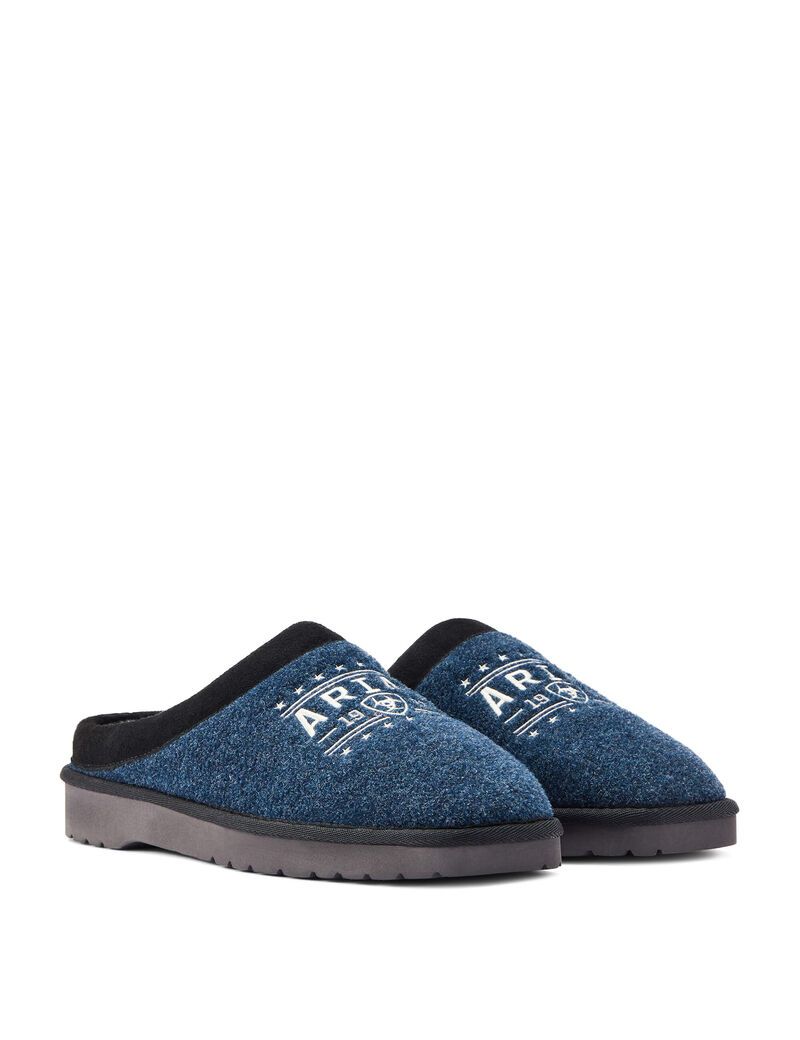 Ariat 93 Liberty Square Toe Slipper Navy | BTORWV-023