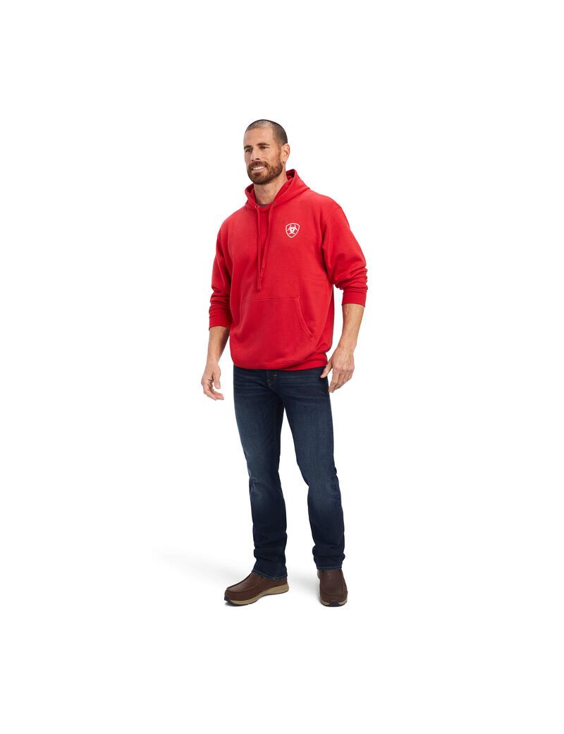 Ariat 93 Liberty Sweatshirt Tango Red | LMHRBA-593