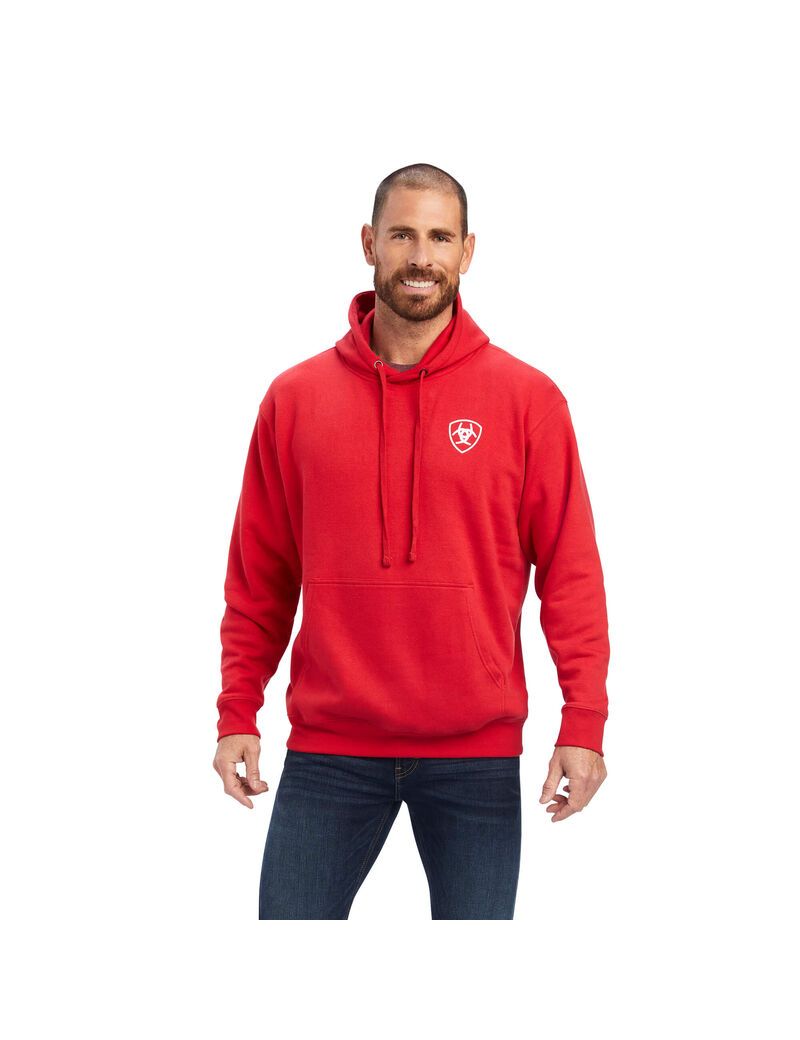 Ariat 93 Liberty Sweatshirt Tango Red | LMHRBA-593