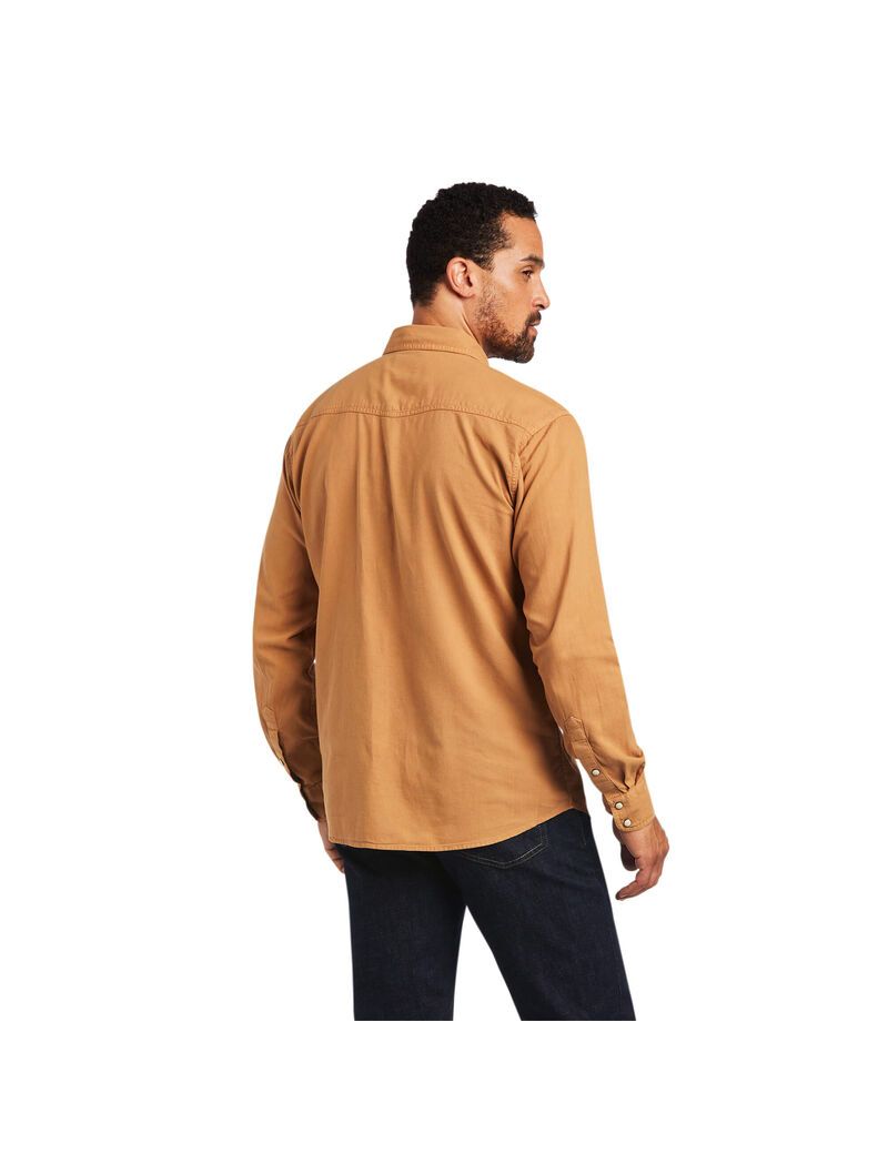 Ariat Ace Retro Fit Shirt Chipmunk | JVUCFY-548