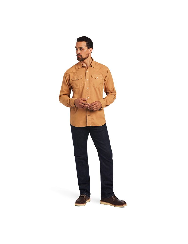 Ariat Ace Retro Fit Shirt Chipmunk | JVUCFY-548