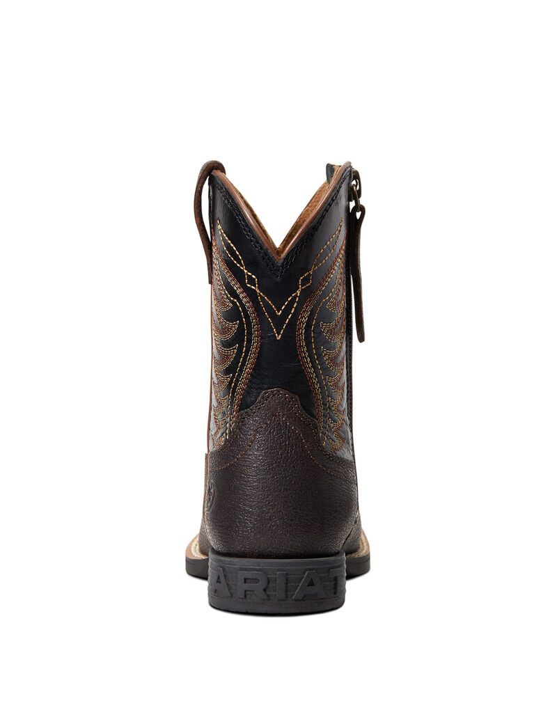 Ariat Amos Western Boot Hand Stained Red - Brown | ZXOWMG-167