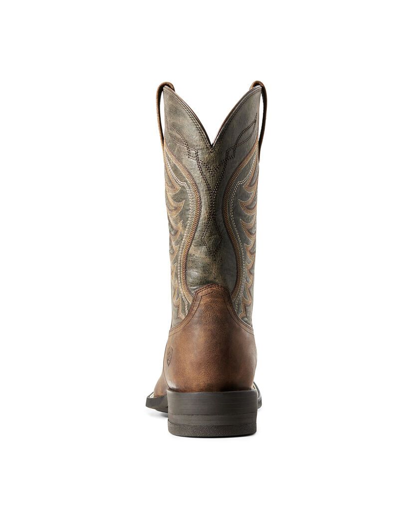 Ariat Amos Western Boot Sorrel Crunch | LUQVWG-537