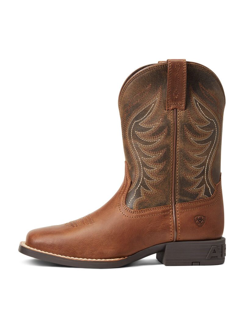 Ariat Amos Western Boot Sorrel Crunch | XDKASM-509