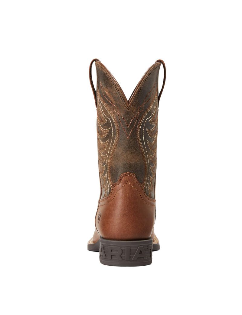 Ariat Amos Western Boot Sorrel Crunch | XDKASM-509