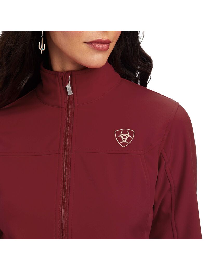 Ariat Aparejo Team Softshell Jacket Sun-dried Tomato | DNLTXU-810