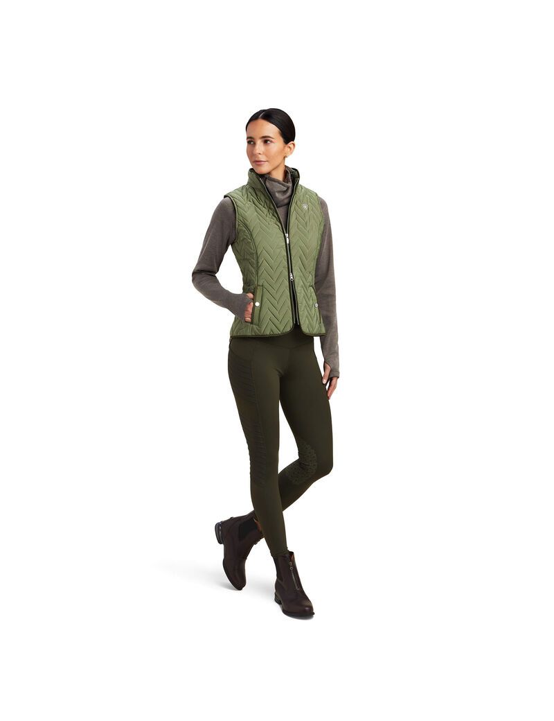 Ariat Ashley Insulated Vest Four Leaf Clover | BLQWIO-091