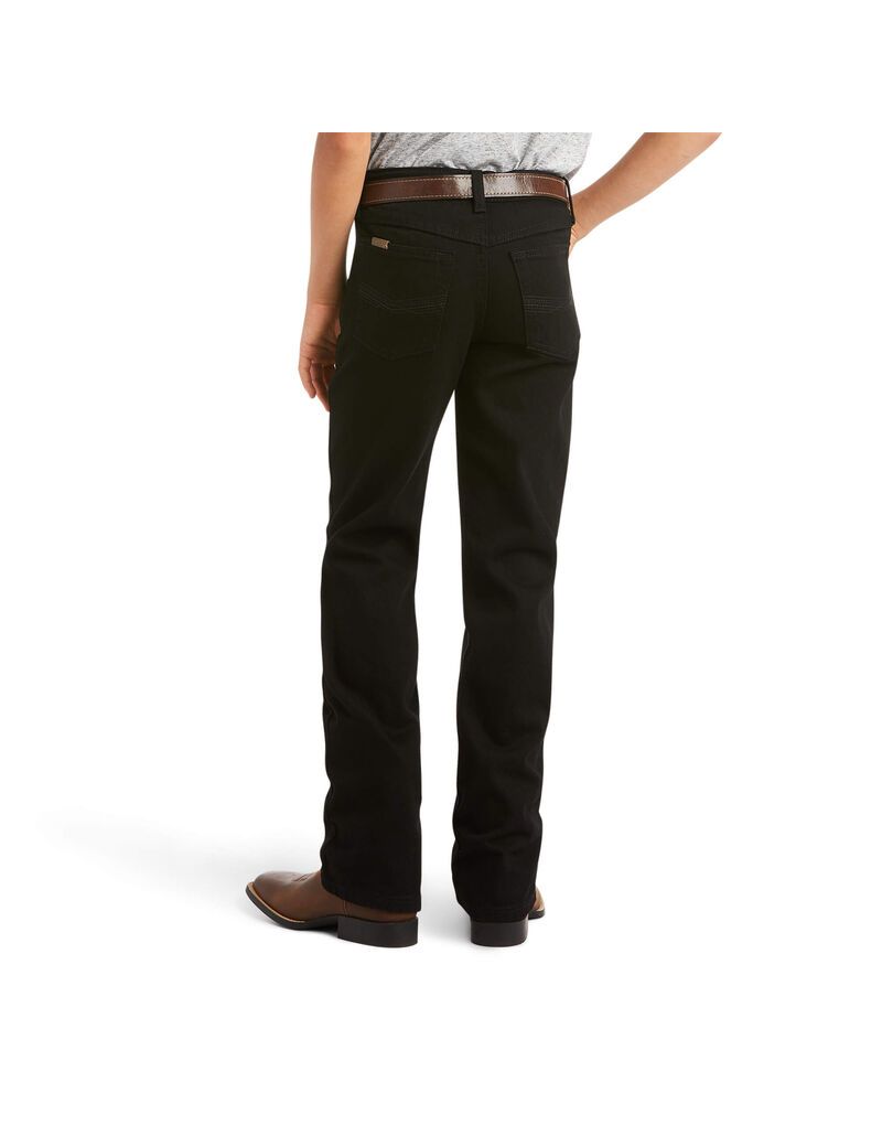 Ariat B5 Slim Stretch Legacy Straight Jean Black | PNUGBA-076