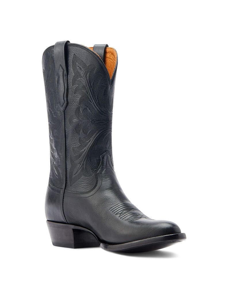 Ariat Bench Made James Western Boot Cool Black Bison | AXGONV-416