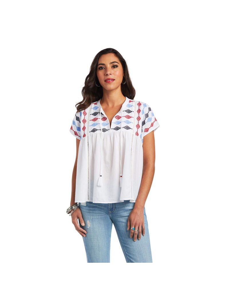 Ariat Billie Tunic White | VWMDJQ-748