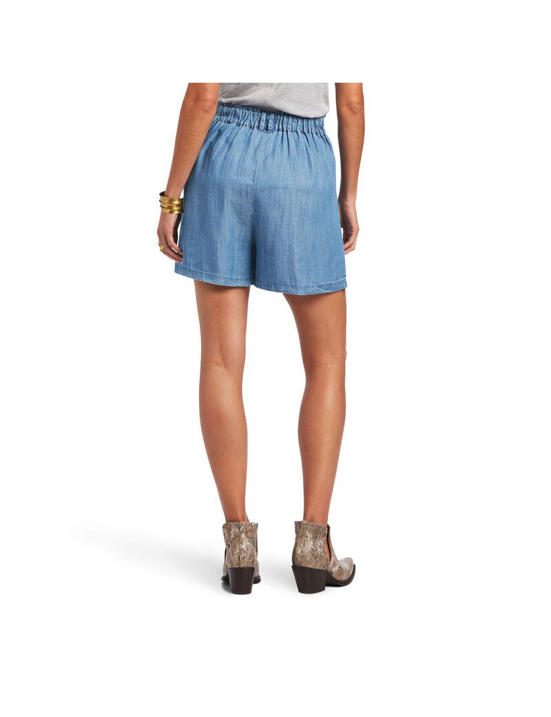 Ariat Blue Note Short Denim Blue | SWCVPQ-714