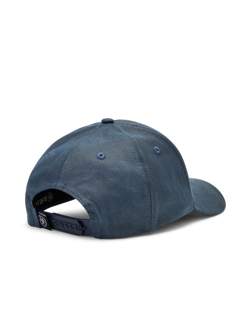 Ariat Box Logo Patch Cap Blue | MPVERA-615