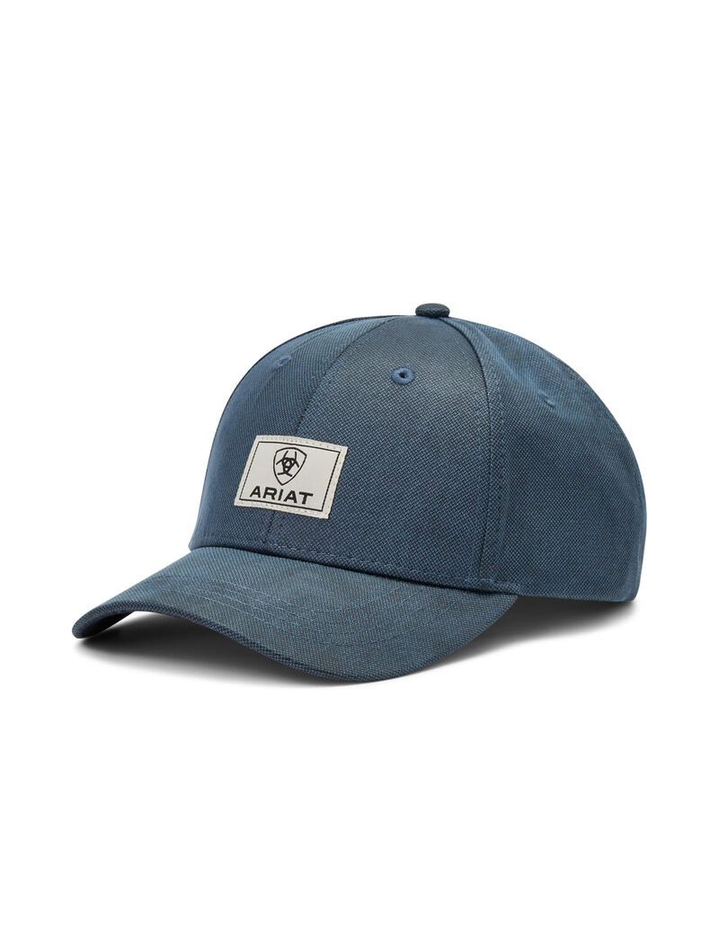 Ariat Box Logo Patch Cap Blue | MPVERA-615