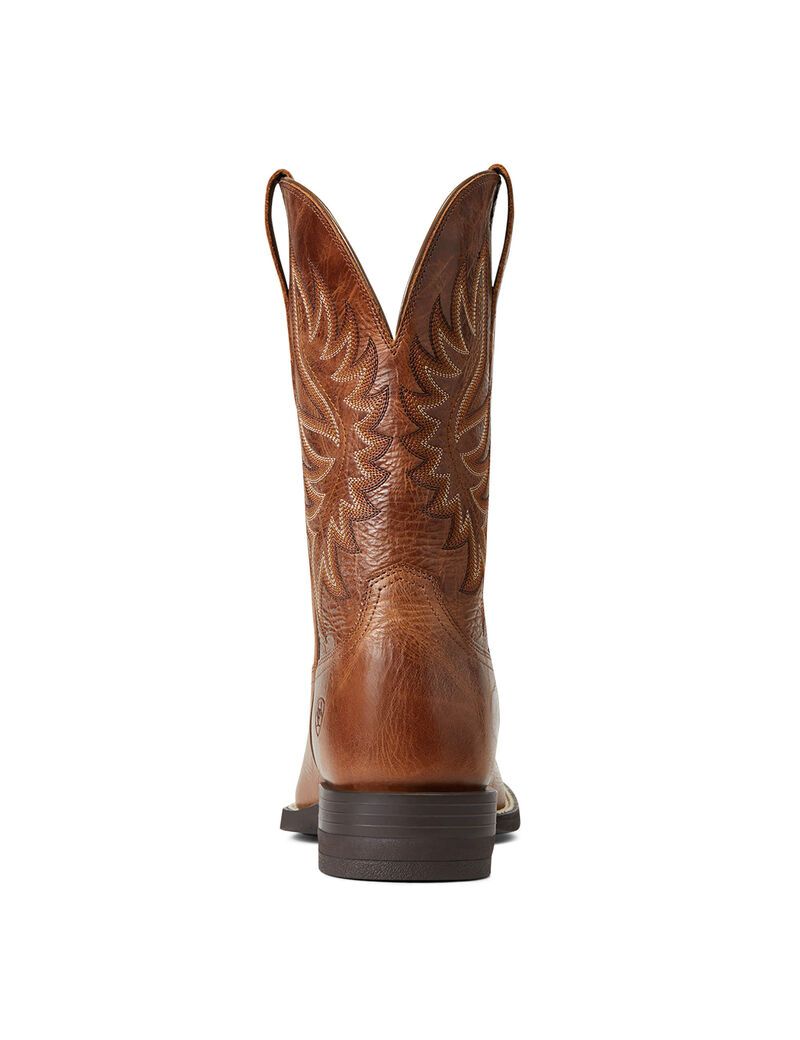 Ariat Brander Western Boot Dark Tan | PHZINC-648