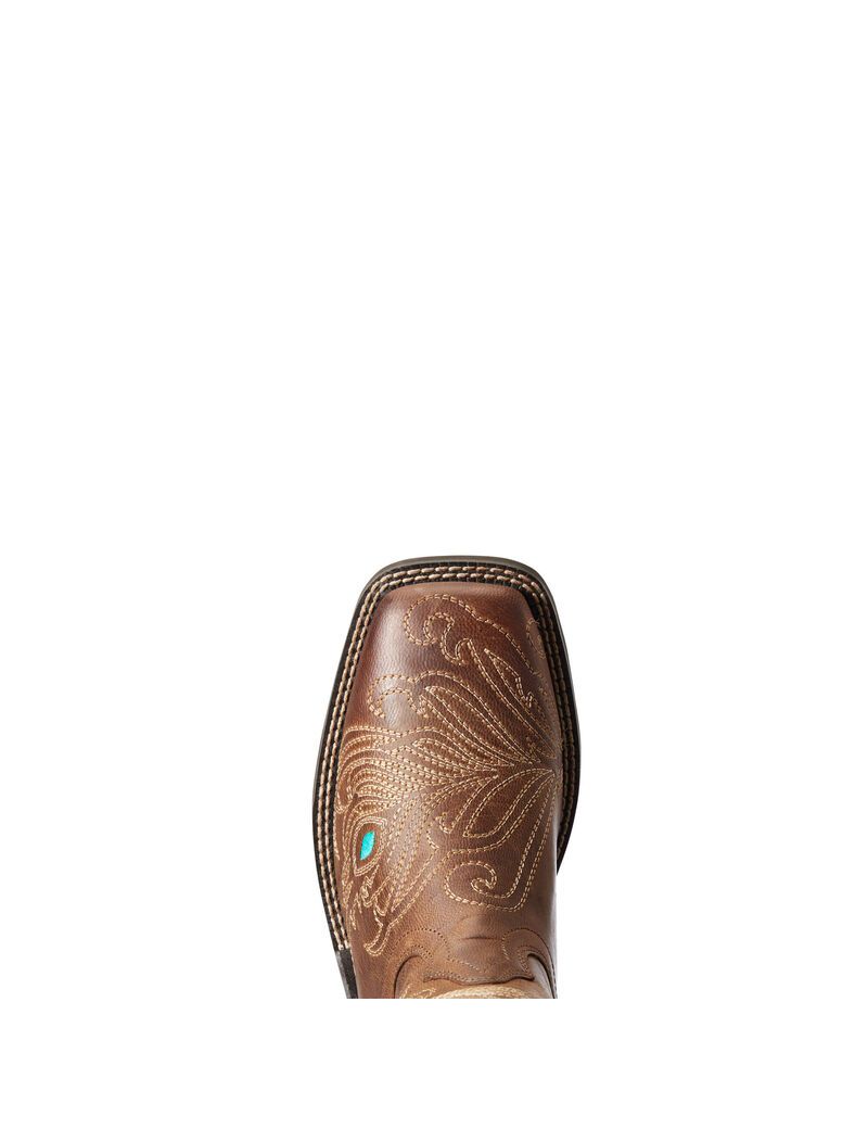 Ariat Bright Eyes II Western Boot Weathered Brown | YOBLUV-109