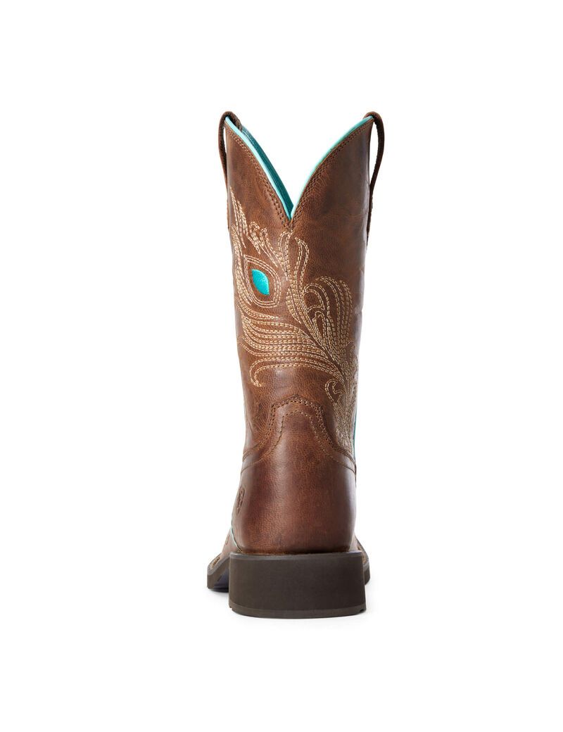 Ariat Bright Eyes II Western Boot Weathered Brown | YOBLUV-109