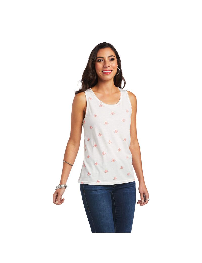 Ariat Bulb Babe Tank Cloud Dancer | DRVTNW-394