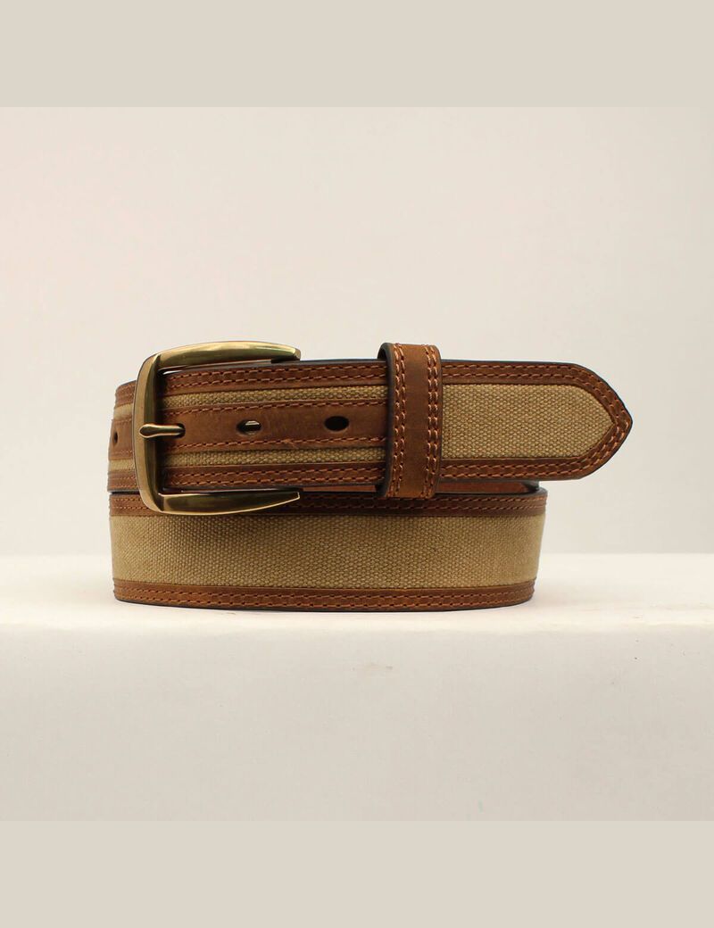 Ariat Canvas center belt Tan | AQFYCB-794