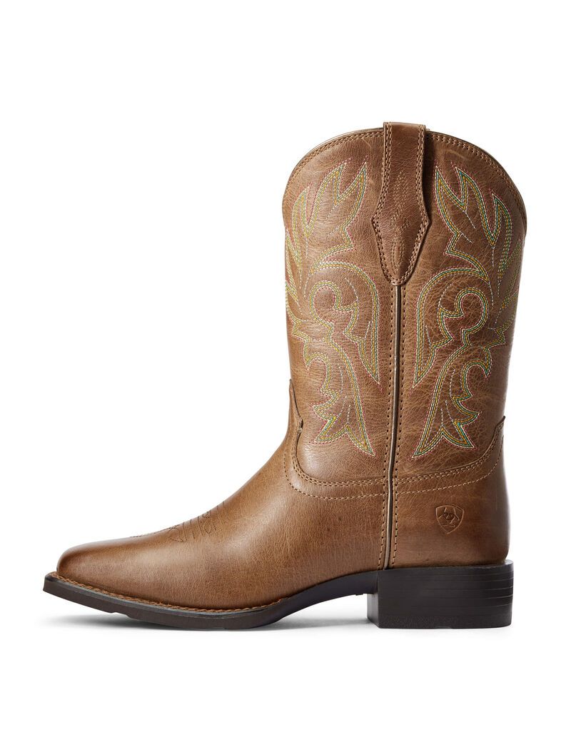 Ariat Cattle Drive Western Boot Dusty Brown | EMWDCA-348