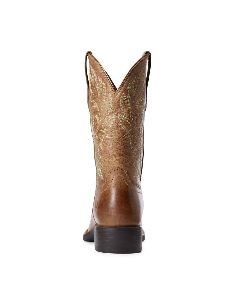 Ariat Cattle Drive Western Boot Dusty Brown | EMWDCA-348