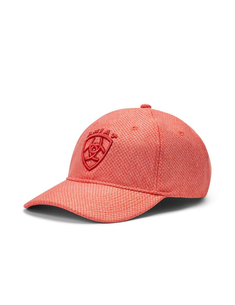 Ariat Center Shield Logo Cap Orange | PHQEBD-021