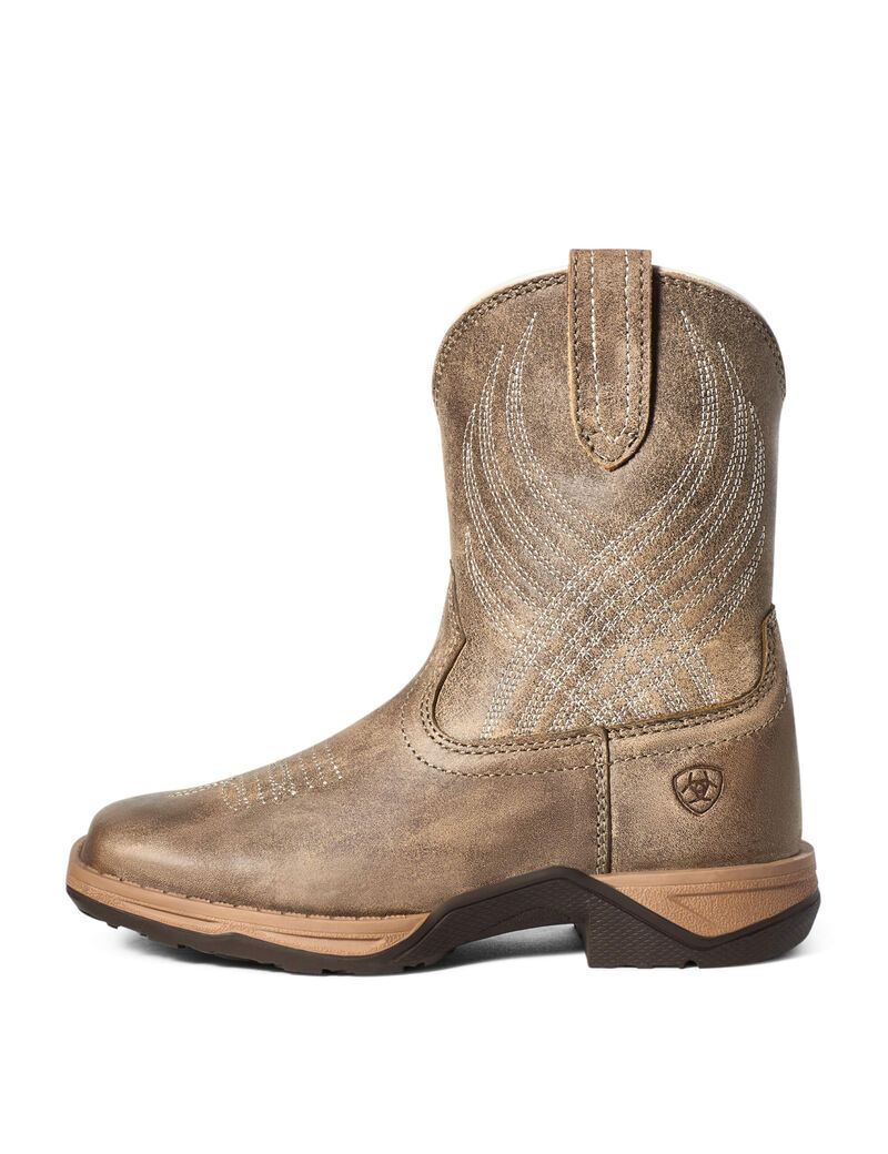 Ariat Child Anthem Western Boot Brown Bomber | PAQHOK-351