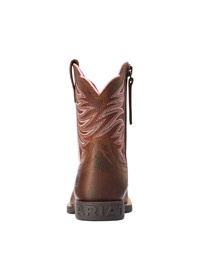 Ariat Child Firecatcher Western Boot Rowdy Brown | DTZGVC-798