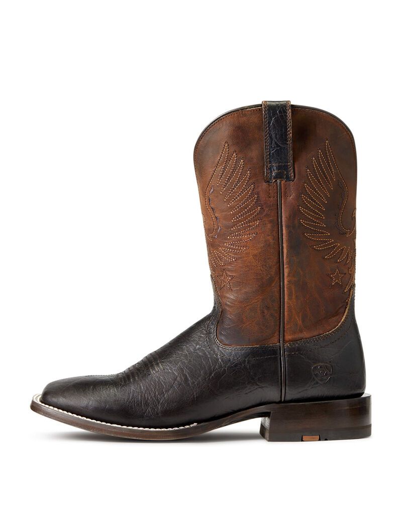 Ariat Circuit Eagle Western Boot Real Brown | EZXSVR-085