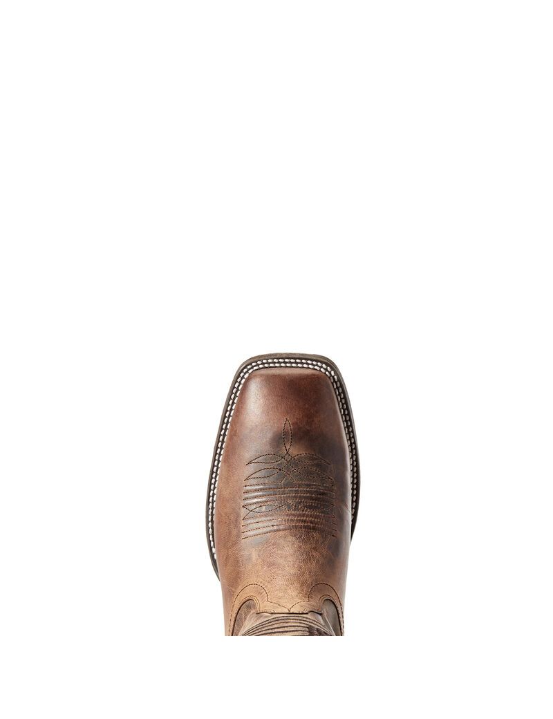 Ariat Circuit Patriot Western Boot Weathered Tan | LWMQYD-285