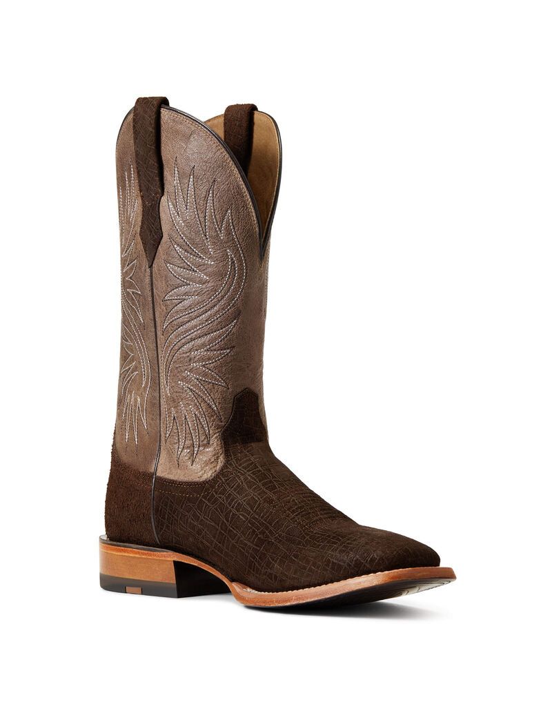 Ariat Circuit Rockridge Western Boot Dark Coffee | XHGZCS-180