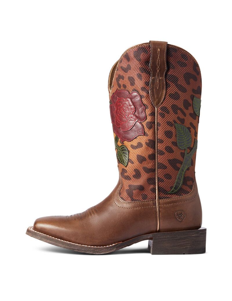 Ariat Circuit Rosa Western Boot Cedar | IBPYSZ-369