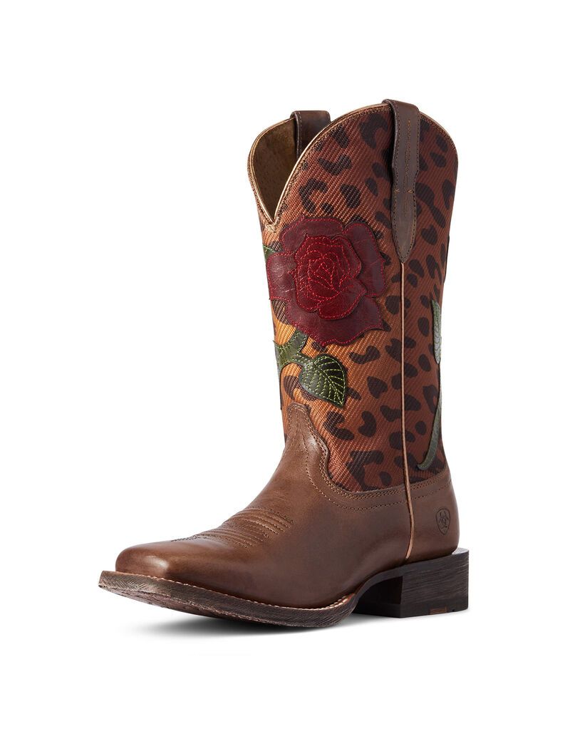 Ariat Circuit Rosa Western Boot Cedar | IBPYSZ-369