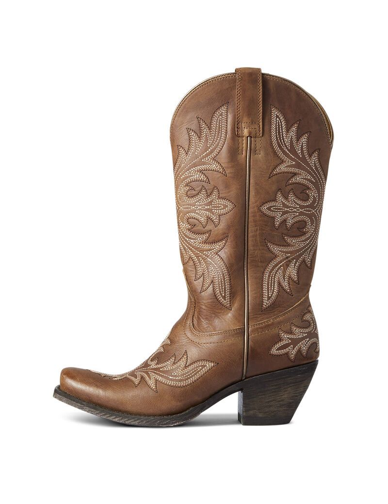 Ariat Circuit Rosewood Western Boot Natural Tan | KVXRJE-163