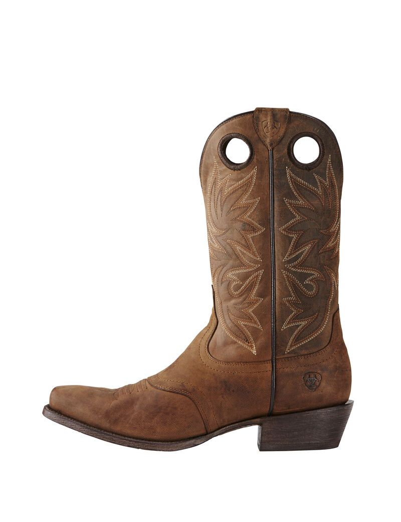 Ariat Circuit Striker Western Boot Weathered Brown | FYUHCS-901