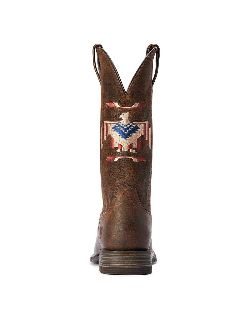 Ariat Circuit Thunderbird Chimayo Western Boot Saddle Up Brown | UPOHKB-148