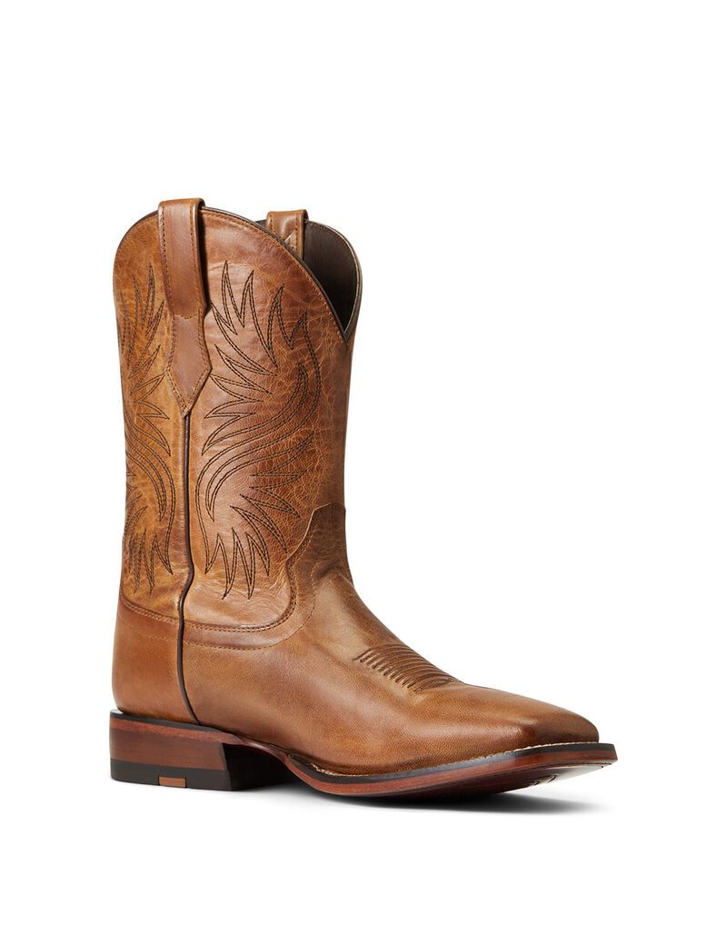 Ariat Circuit Wagner Western Boot Peak Tan | LBJUSC-921