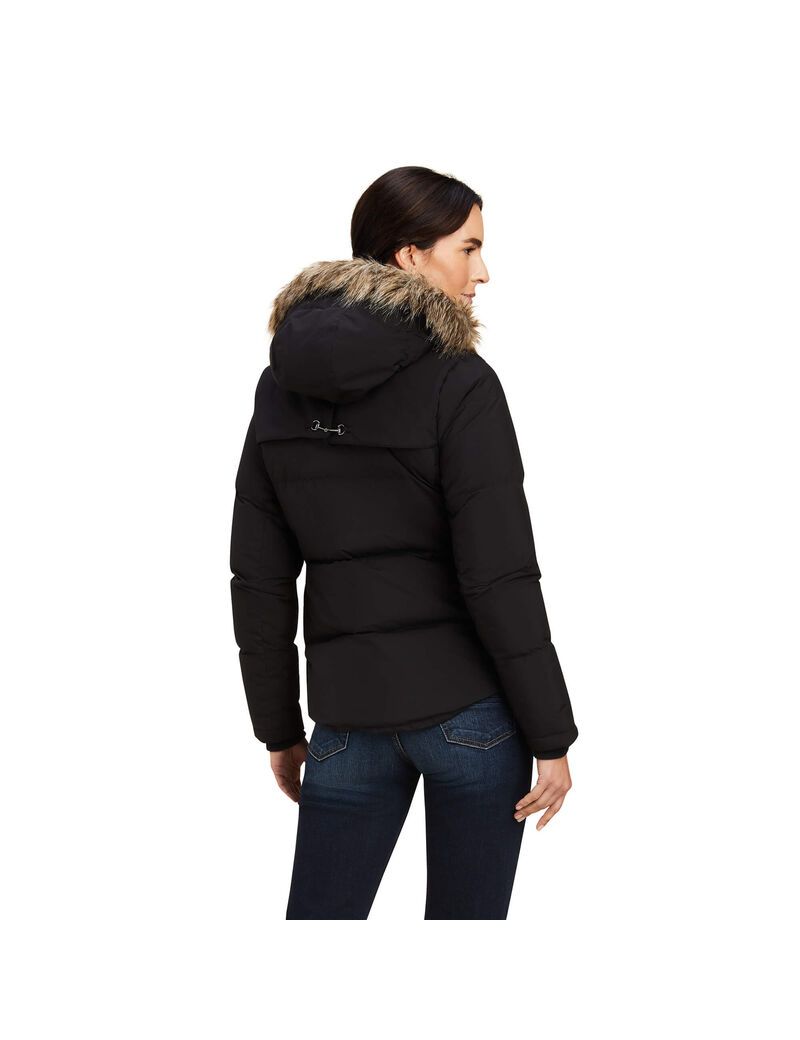 Ariat Clairborne Down Jacket Black | PXLGMU-702