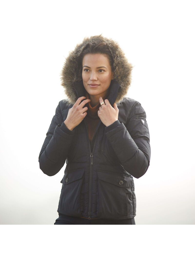 Ariat Clairborne Down Jacket Black | PXLGMU-702