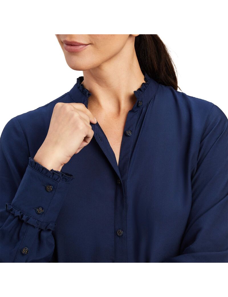 Ariat Clarion Blouse Navy | YKJTCS-429