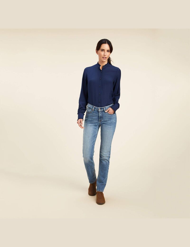 Ariat Clarion Blouse Navy | YKJTCS-429