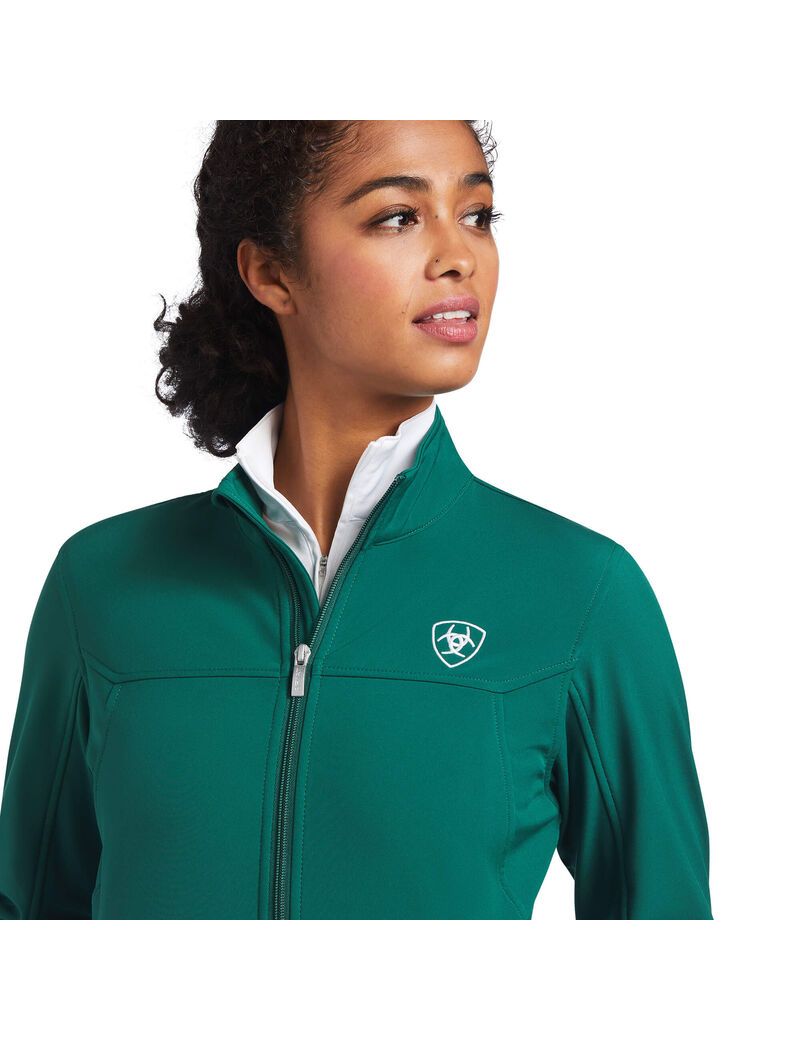 Ariat Classic Team Softshell MEXICO Jacket Verde | IDWQNJ-013