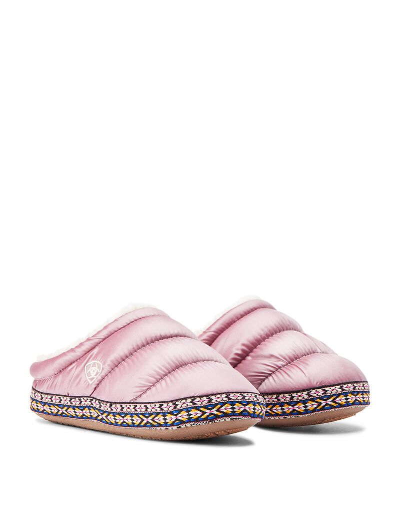 Ariat Crius Clog Slipper Pink | JQNSOY-341