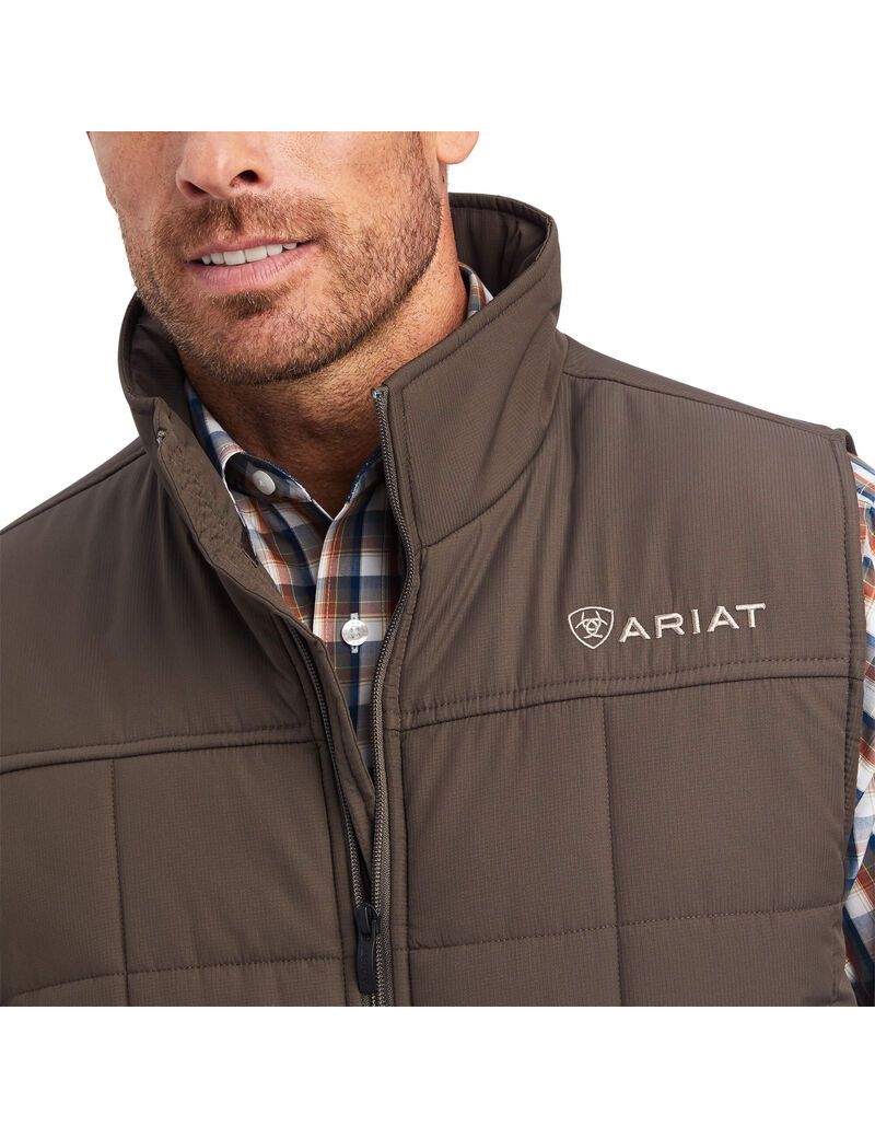 Ariat Crius Insulated Vest Banyan Bark | YQIAEB-093